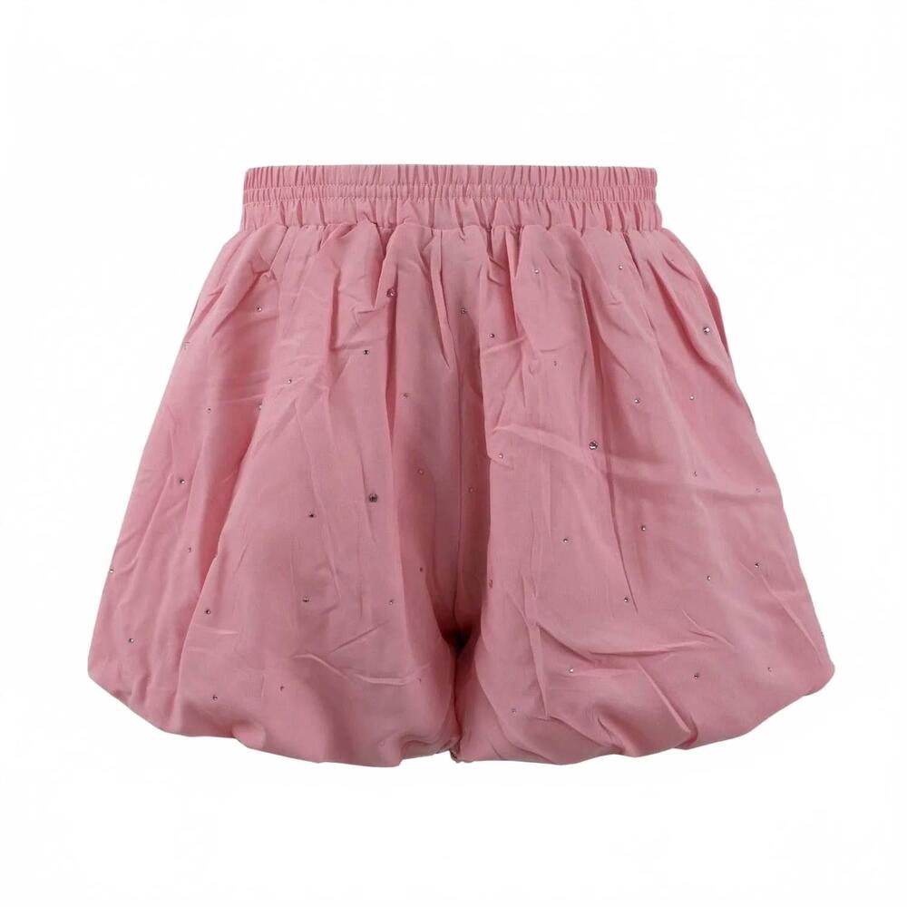 NEW LOLA + THE BOYS girls sparkle bubble skort in pink